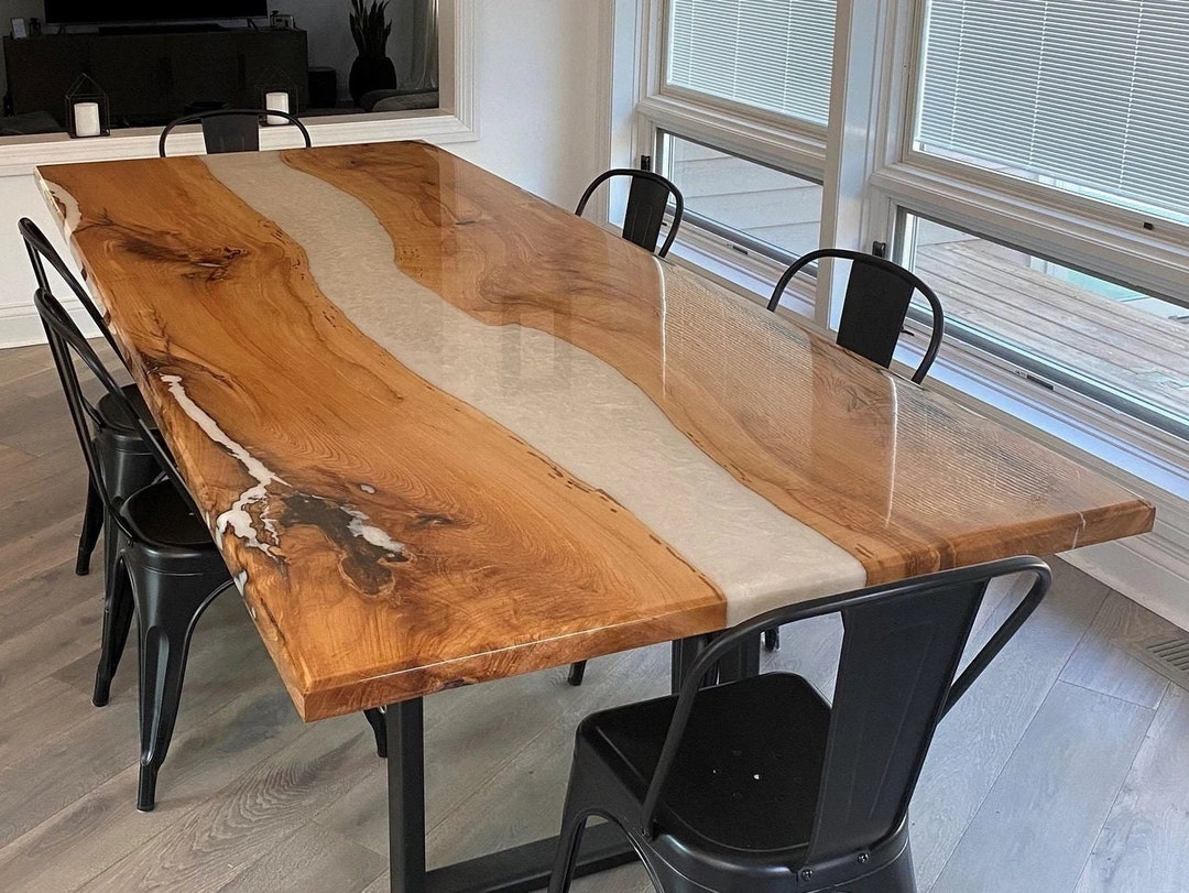 Epoxy Table Top, Resin Epoxy Table, Wooden Epoxy Table, Acacia Wood