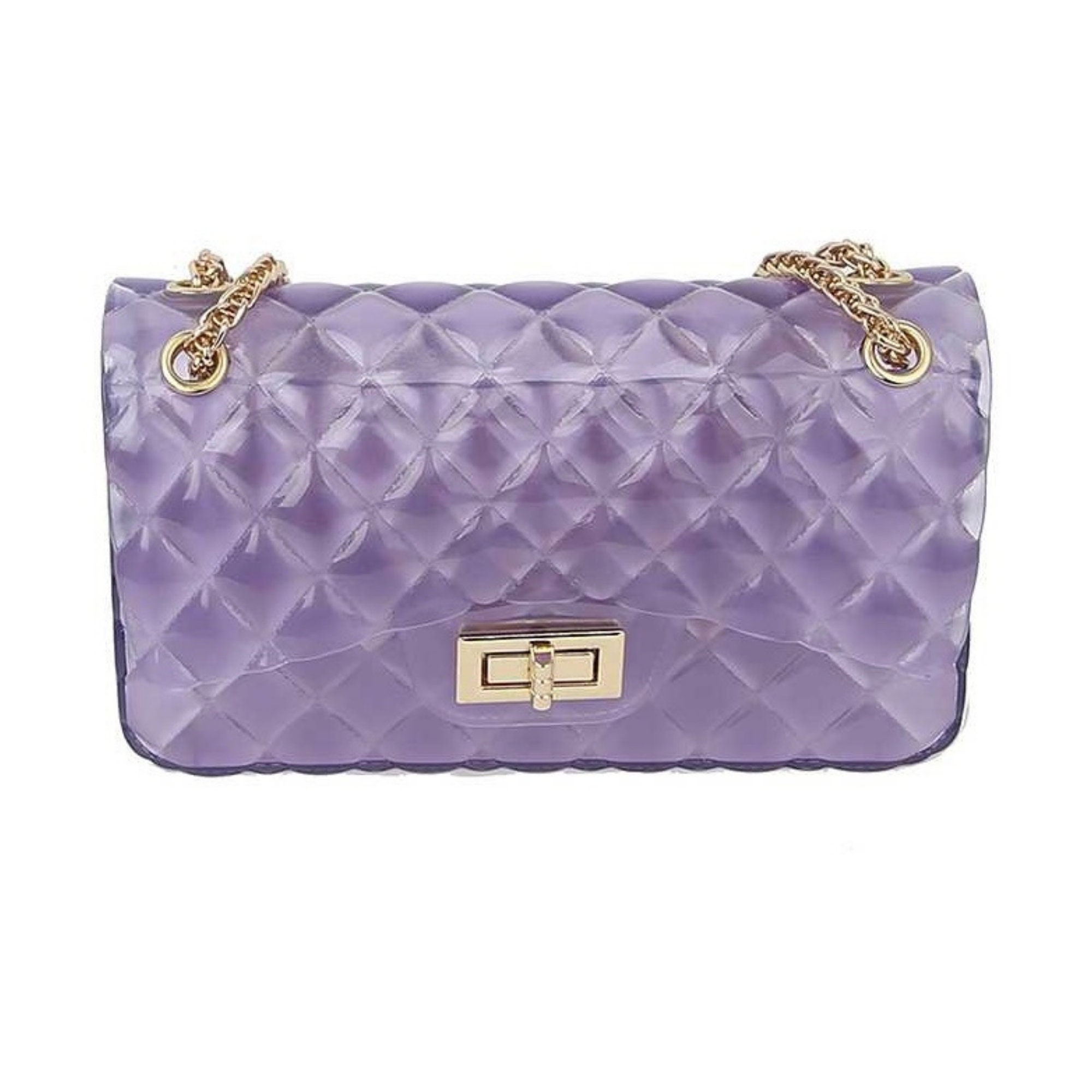white jelly purse