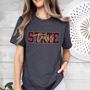 TXST Bobcats Bella Canvas Short Sleeve Tee, TxState, Texas State University
