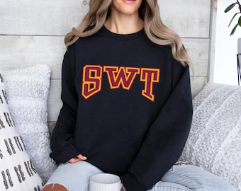 Southwest Texas State Bobcats Sweatshirt: Unisex SWT Crewneck