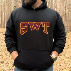 Texas State University Unisex Gildan Hooded Sweatshirt, TXST Bobcat Hoodie, TxState Gifts, Texas State Alumni