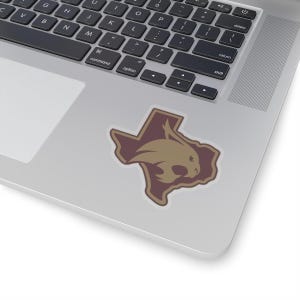 Texas State University Kiss-Cut Stickers, TXST Bobcats