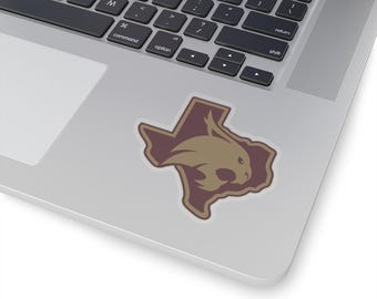 Texas State University Kiss-Cut Stickers, TXST Bobcats