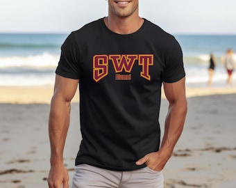 SWT Alumni Bella Canvas Unisex Jersey Short Sleeve Tee, Southwest Texas State Alumni Gift, SWT University Shirt