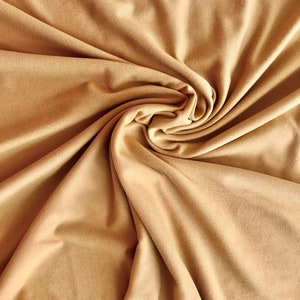 4 way stretch jersey knit fabric by the yard 60 wide fabric fashion deadstock fabric apparel fabric garment fabric solid knit fabric