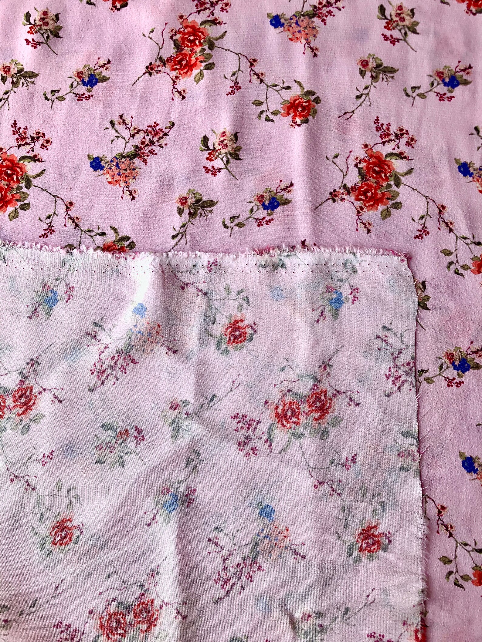 styles for flower crepe material