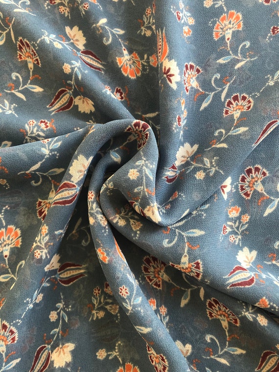 Printed chiffon 2024 fabric online