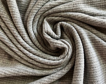 Pointelle Knit Fabric by the Yard, Stretch Knit Fabric, Apparel Fabric, Garment Fabric, Clothing Fabric, Designer Deadstock