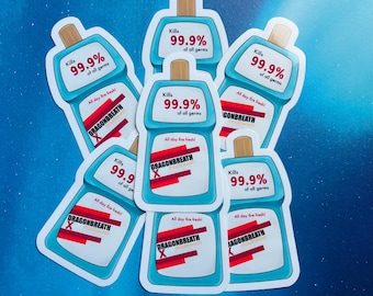 Mouthwash Stickers