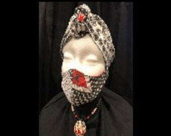 head wrap with mask