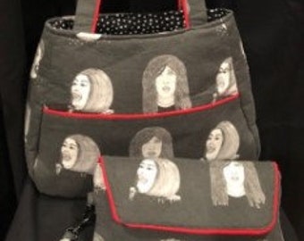 bolso tote con billetera