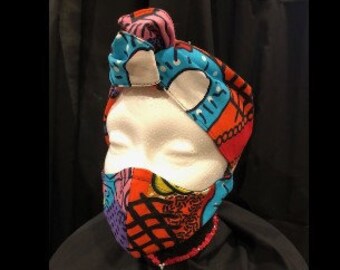 head wrap with mask