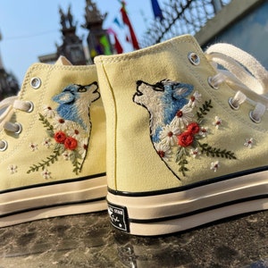 Wolf Converse Etsy