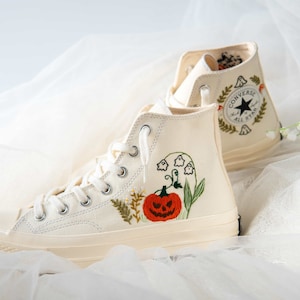 Bestickte Converse/Converse Chuck Taylor 1970s/Halloween Schuhe/gestickte Halloween-Turnschuhe