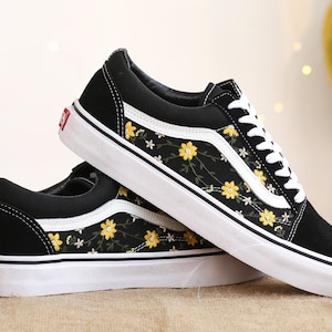 Yellow vans custom hotsell