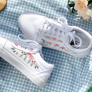 Etsy vans roses sale