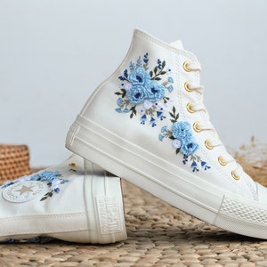 bridal converse embroidery