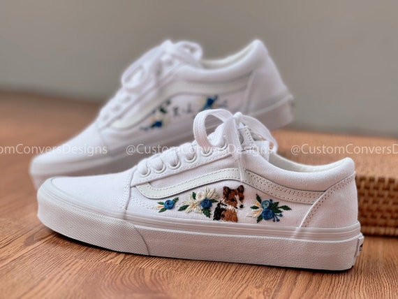 Corgi Floral Sneakers Corgi Floral Sneakers