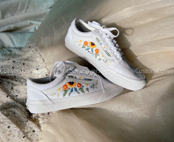 Custom Sunflower Old Skool Vans