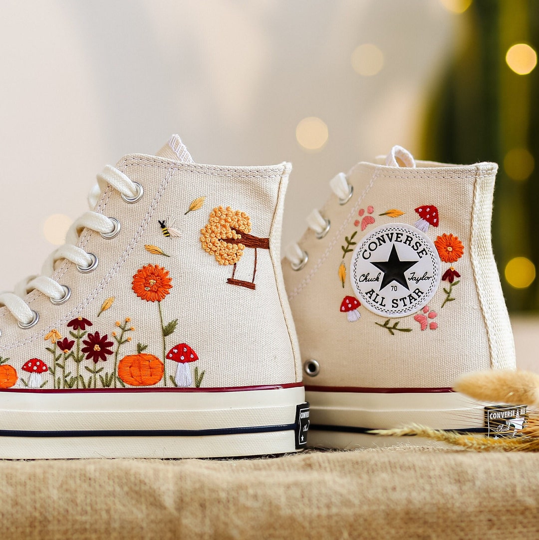 Embroidered Flowers Chuck Floral Chuck Taylor All Star Embroidered