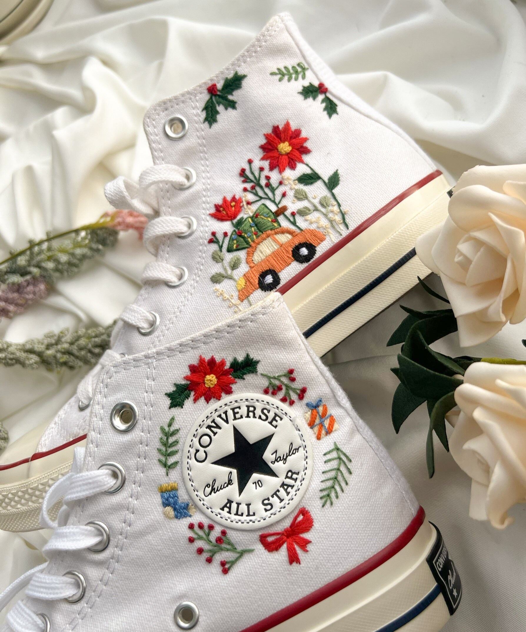 AMERI ★ UND FLOWER RAISED EMBROIDERY TOP AMERI ☆ UND FLOWER RAISED EMBROIDERY TOP Ameri UND FLOWER