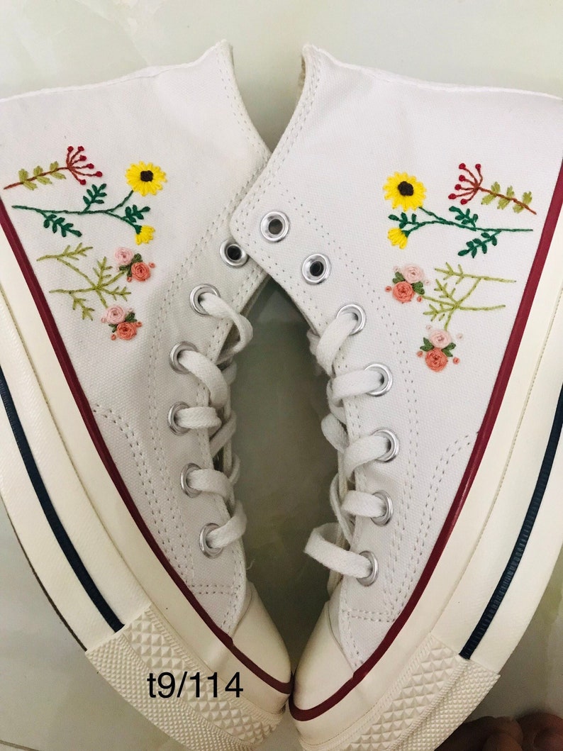 custom sunflower converse
