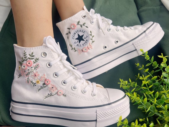 Converse/ Wedding Platform/custom - Etsy