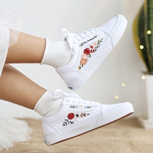 embroidered vans shoes