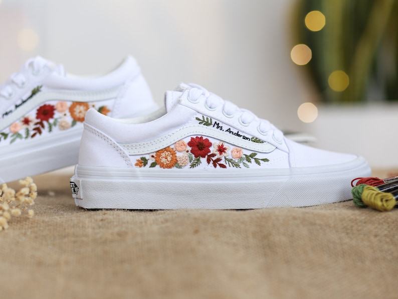 embroidered white vans