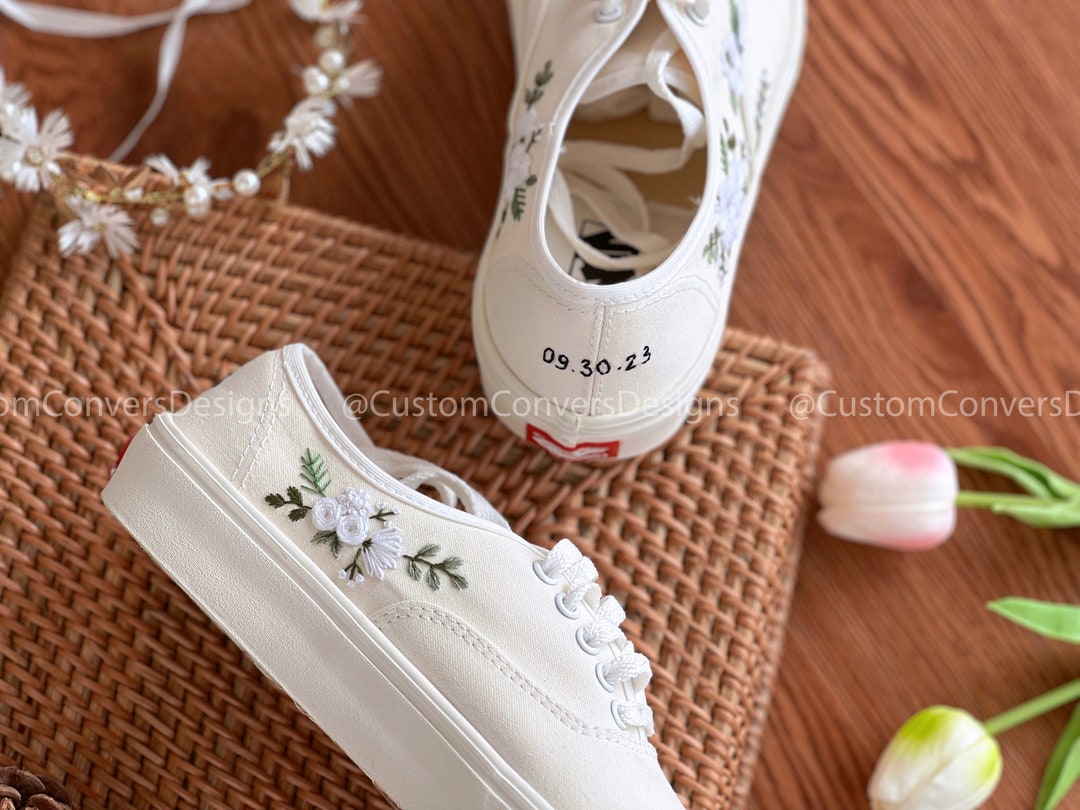 Con Flores Vans Con Fiori Ricamati Best Vans Con I Fiori Store