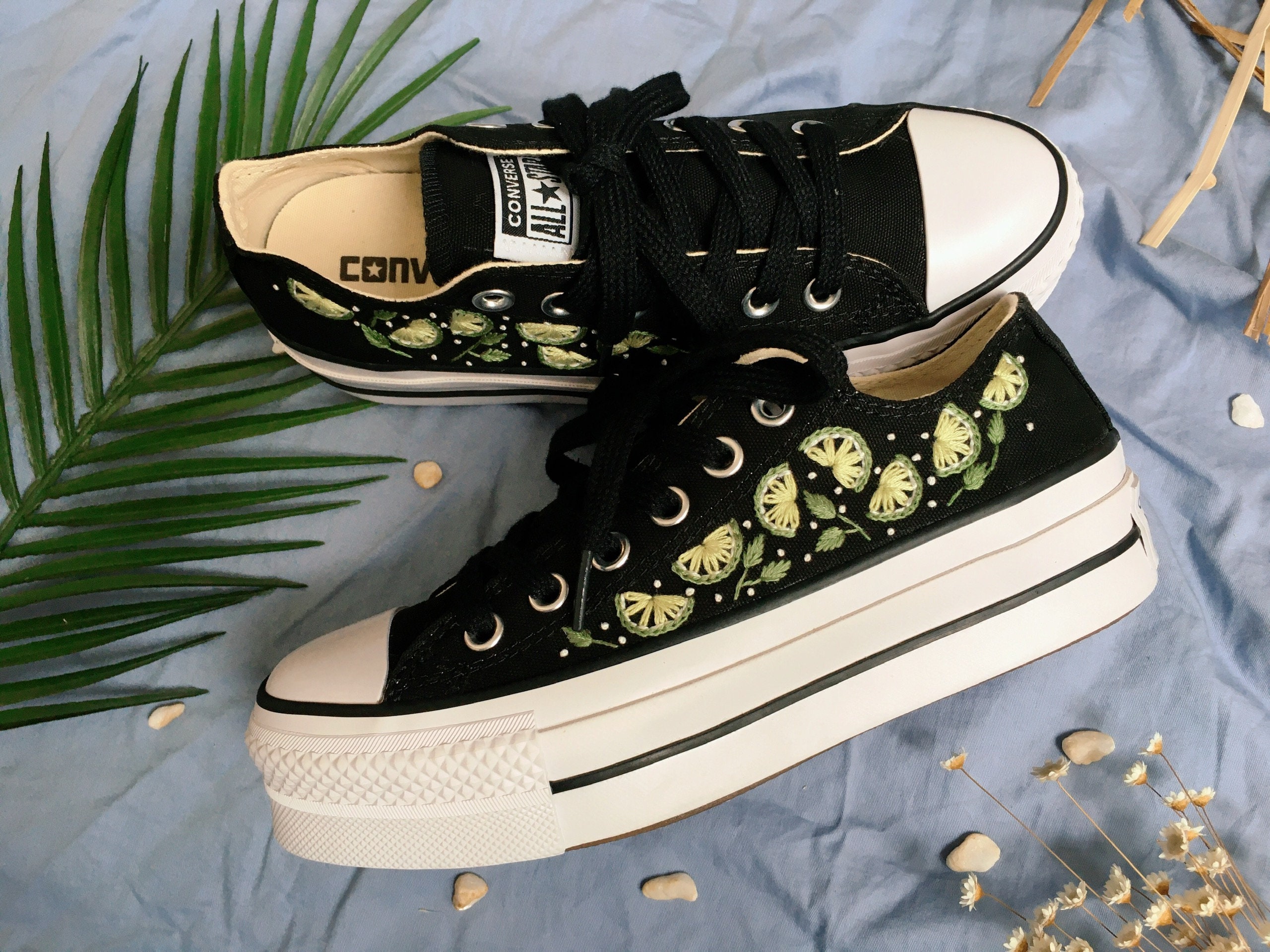 Custom Converse Platform/low Converse Platform Green Lemon - Etsy Custom Converse Platform/low Converse Platform Green Lemon - Etsy