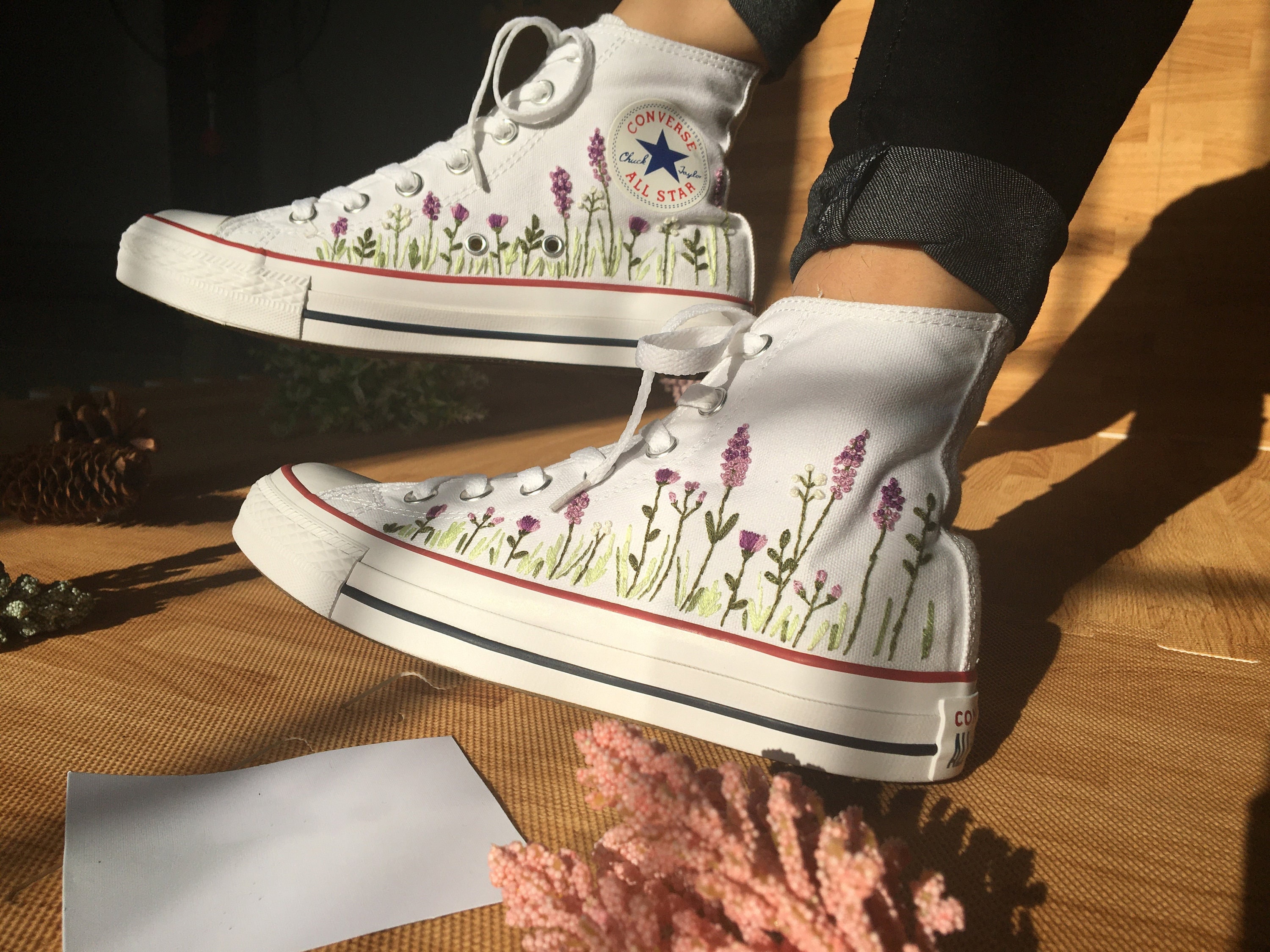 Converse sales leather pastel