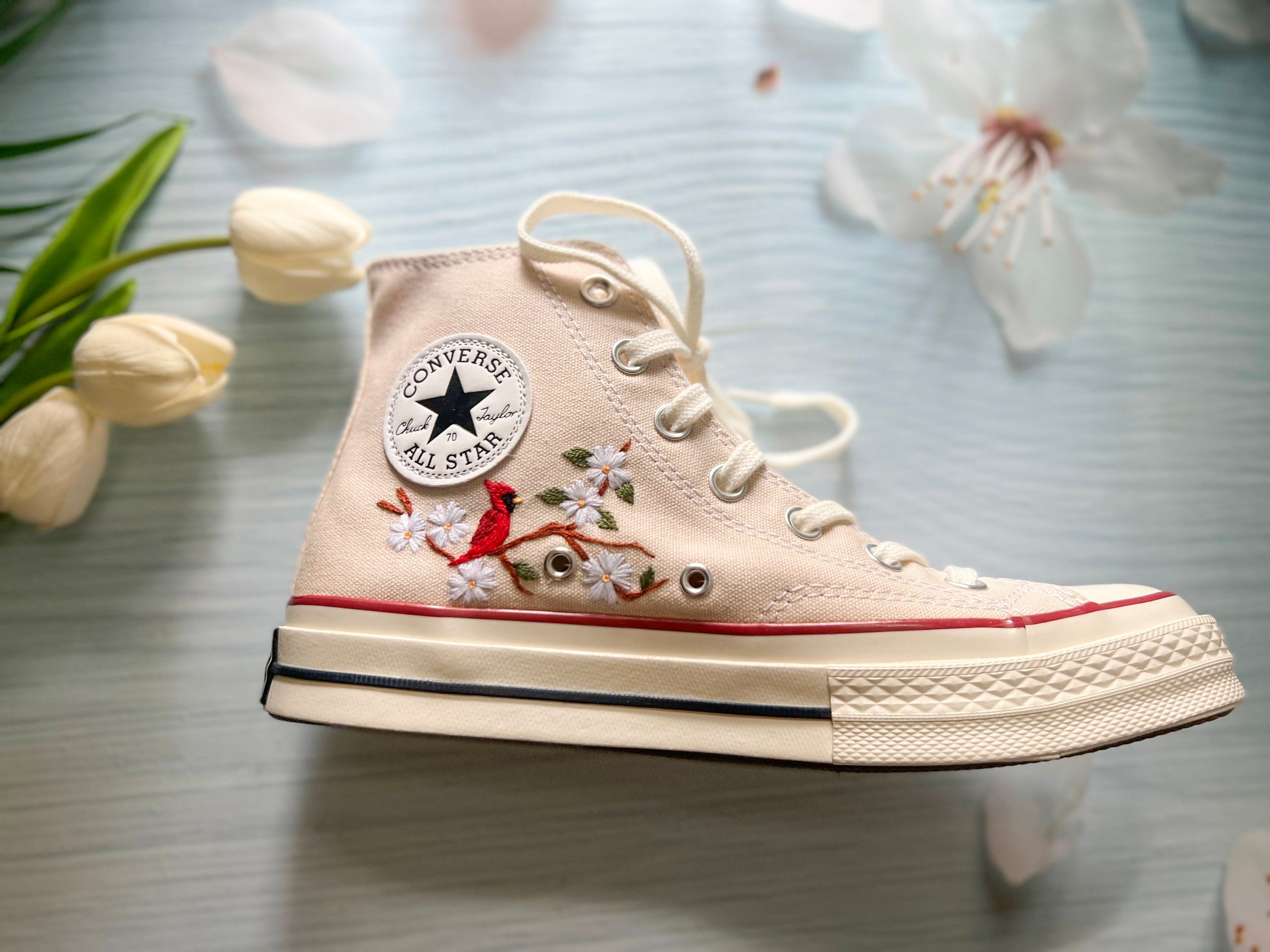 カスタム コンバース チャック テイラー 1970 年代刺繍、刺繍された 