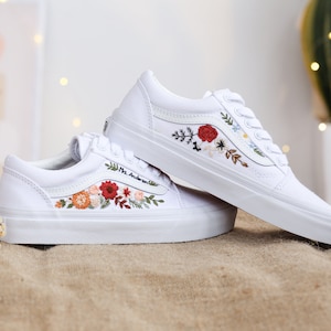 embroidered shoes vans