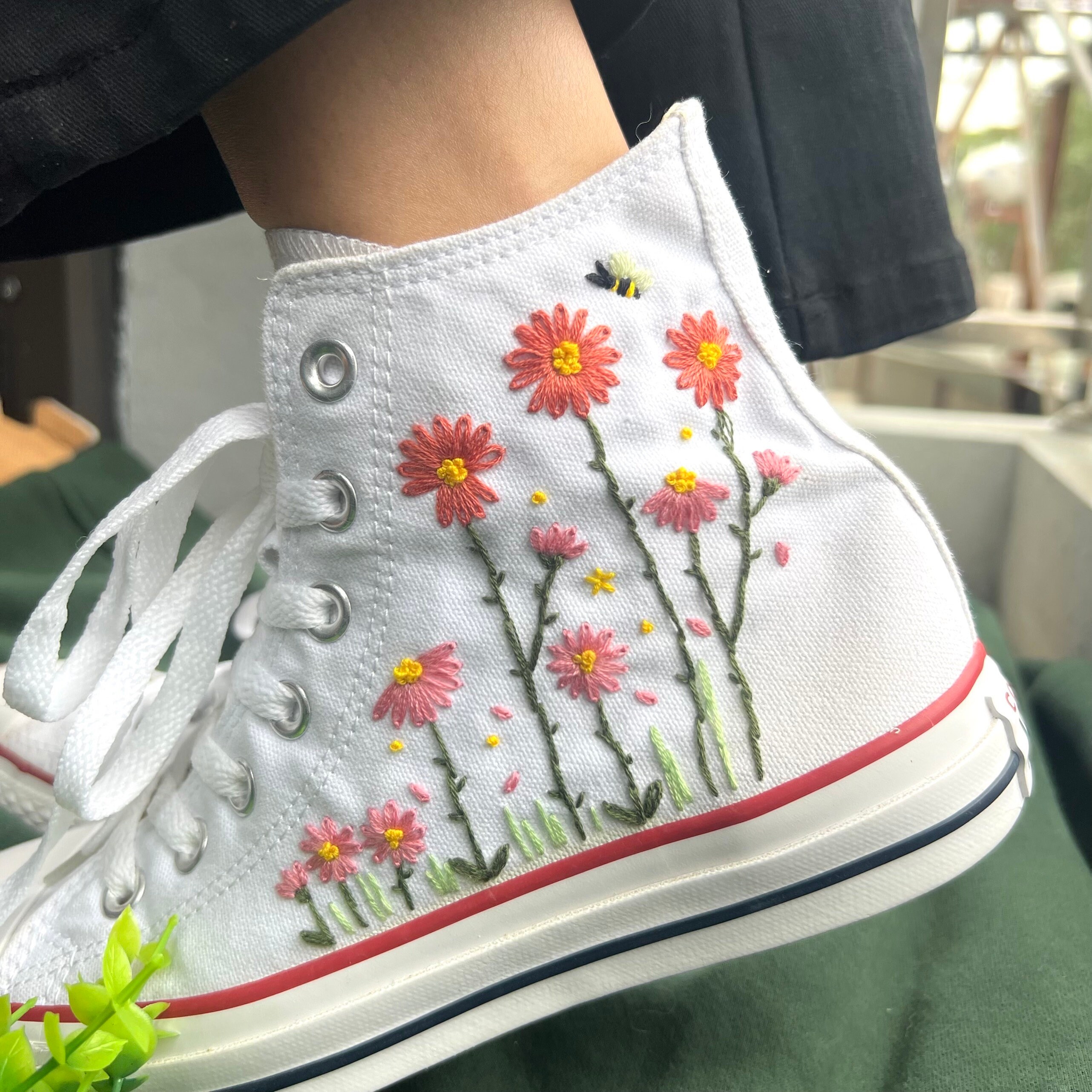 converse spring collection flowers