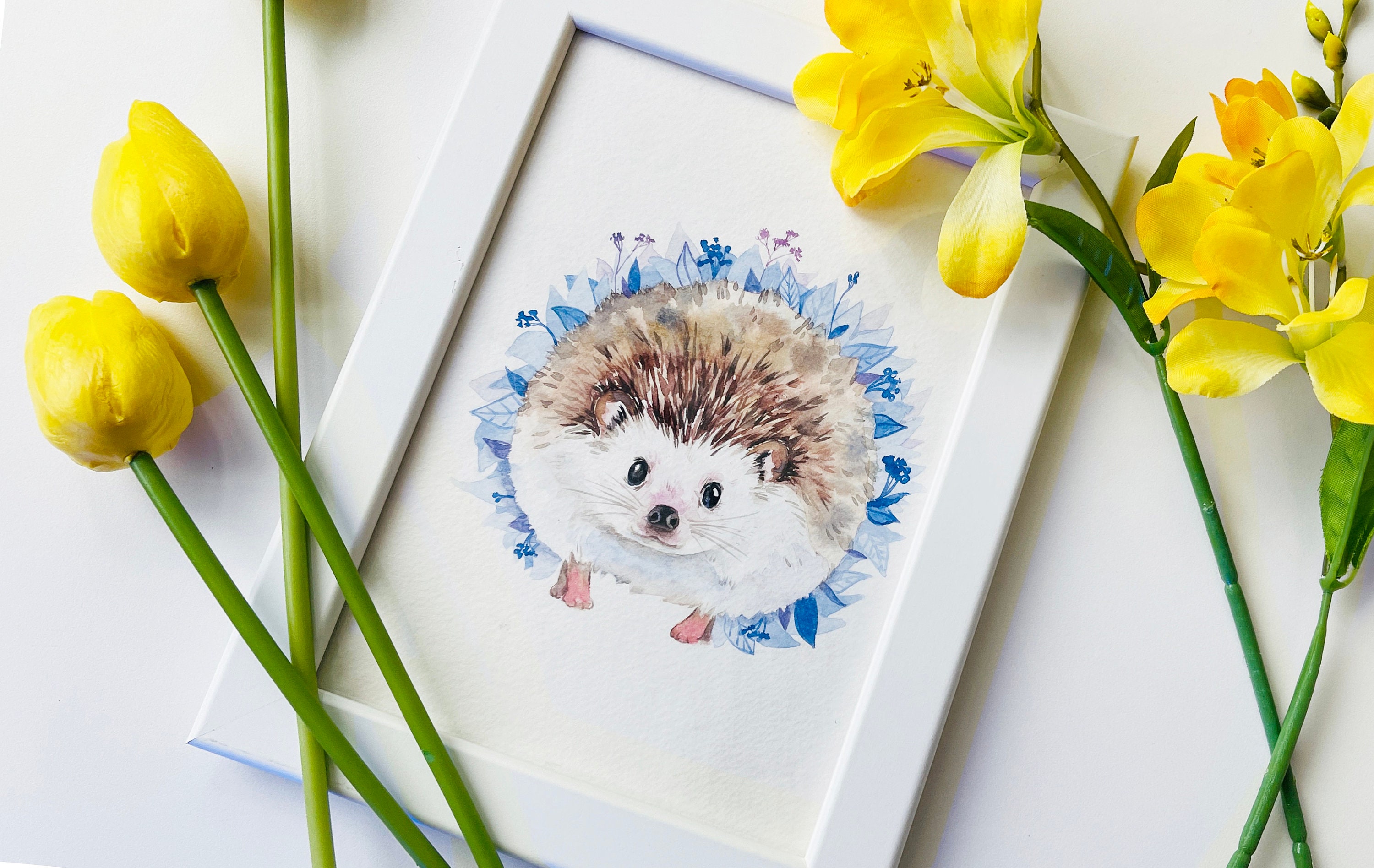 Hedgehog INSTANT Download, Nursery Wall Art Decor, Animal Nursery
