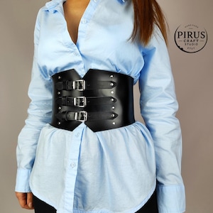 Corset Belt, Corset Belt for Women, Wide Leather Belt, Under bust Corset Belt, Wide Waist Belt