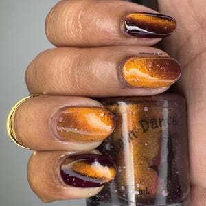 Maroon Magnetic Nail Polish- Vermithor&#39;s Choosing