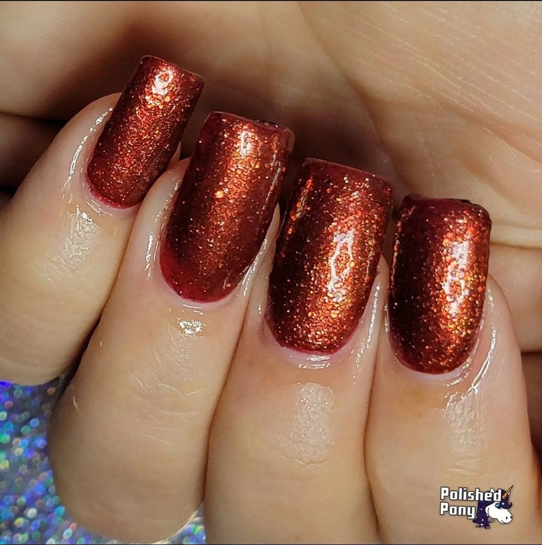 Shimmer Pink Red Jelly Nails: The Hottest Trend
