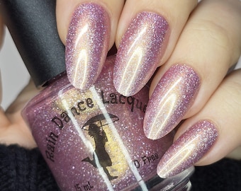 Pink Shimmer Nail Polish- The Queen Who Ever Was