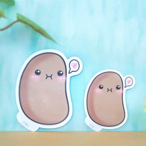 Cute Potato Sticker | Food Sticker - Bullet Journal, Planner Sticker | Decal Sticker | Laptop Hydroflask | Waterproof | Matte Sticker