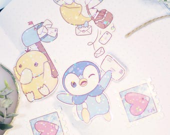 Poke Mail | Die Cut Sticker - Waterproof | Water bottle Stickers | Laptop Decals | Cartoon Sticker | Cute Sticker | Anime | Matte or Holo