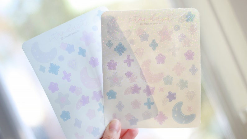 Stardust Sticker Format Stardust Sticker Sheet | Bullet Journal Stickers | Kawaii Clouds ...