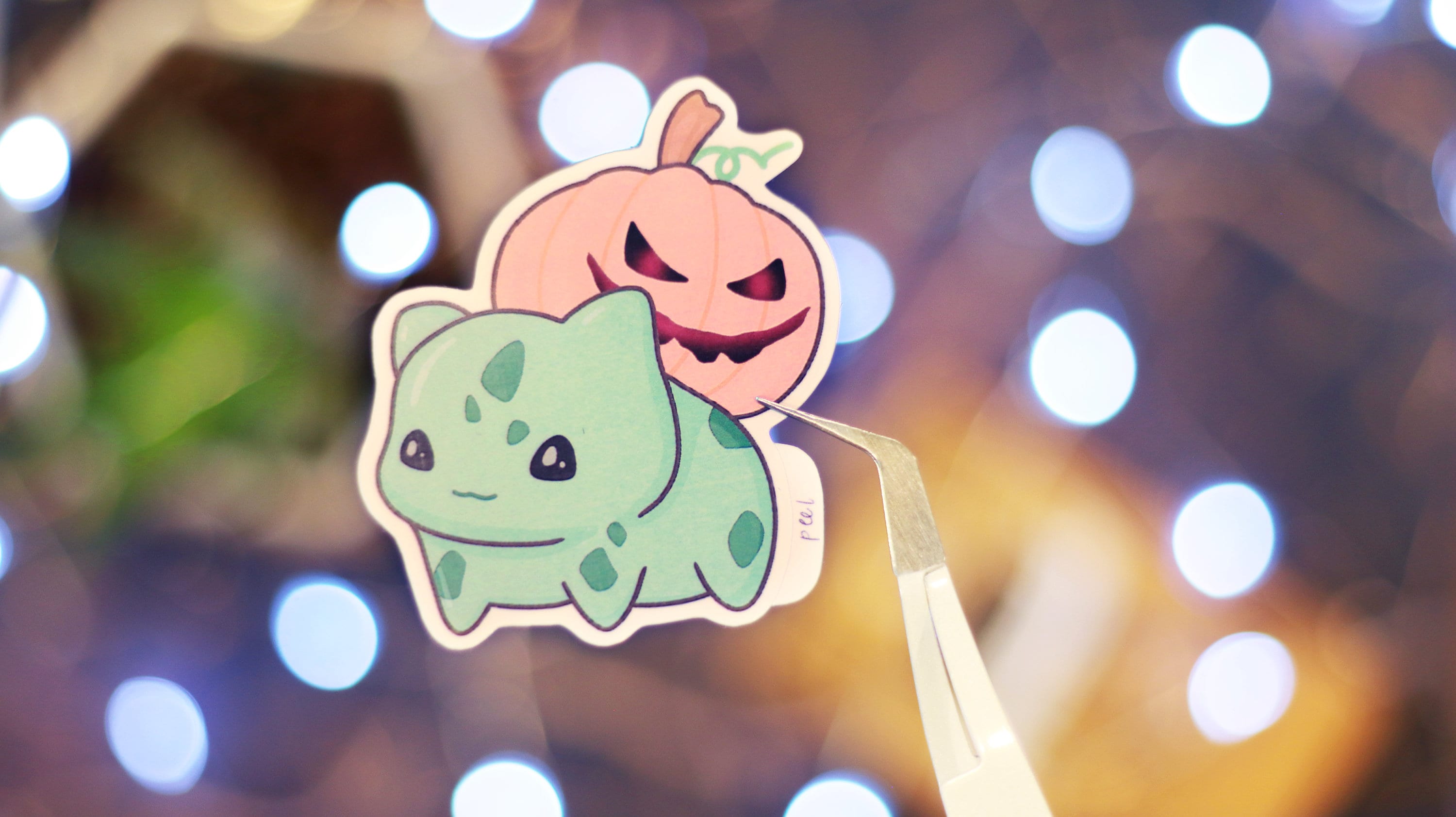 Pokemon Halloween Stickers Sticker Pack Bullet Journal Etsy