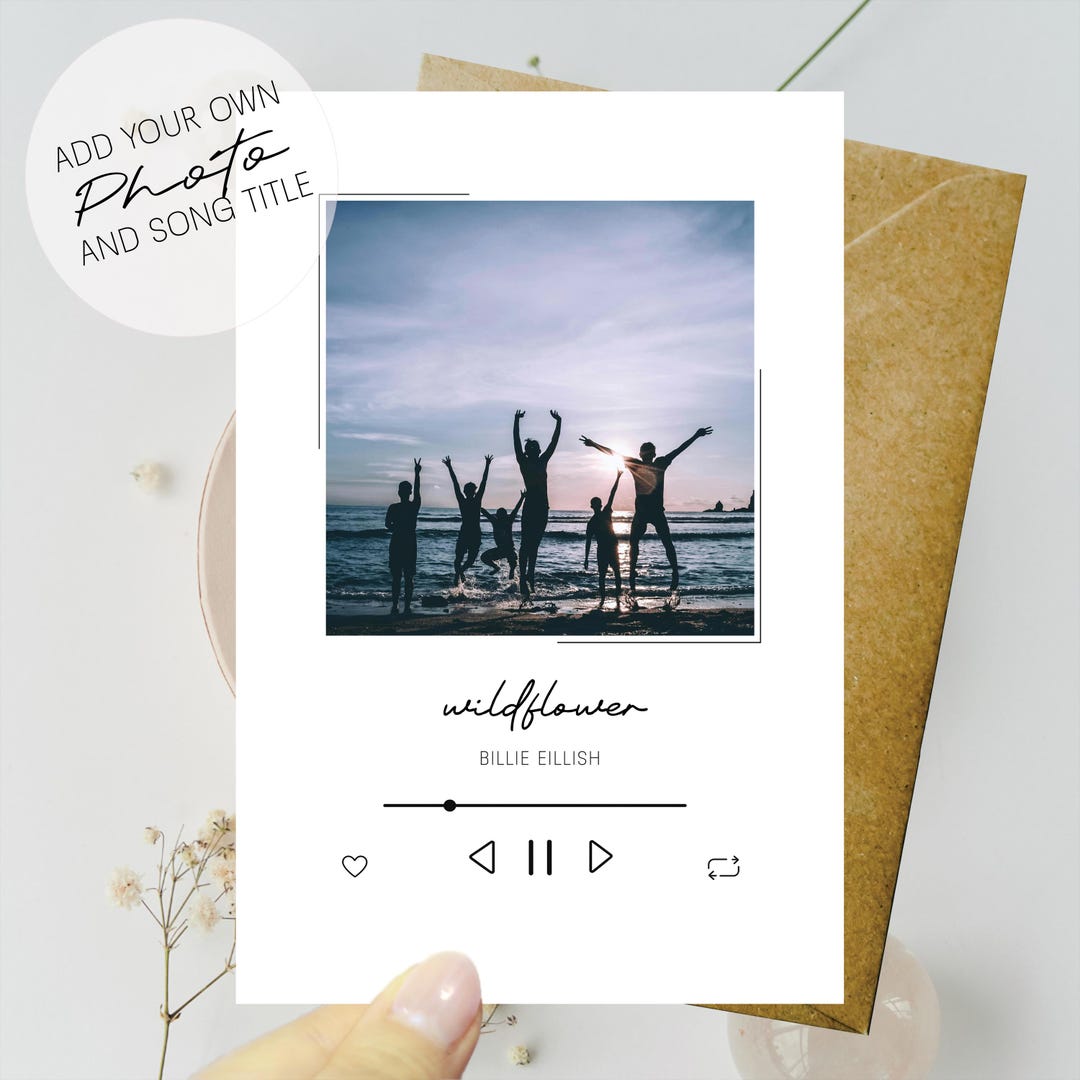 Custom Photo Card 4x6, Personalized Greeting Card for Birthday ...