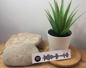 Personalized Spotify Song Code Vinyl Decal – Scannable Music Sticker