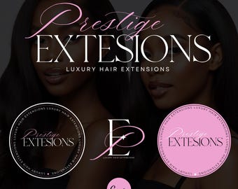 DIY Beauty Logo Template: Hair, Lash, Nails (Canva)