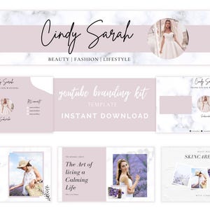 YouTube Branding Kit Canva l Editable Banners, Intros, Outro & Thumbnail Templates l Editable Canva templates | YouTube Banner