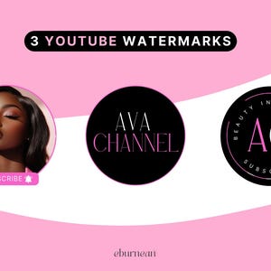 YouTube channel branding kit showing matching banners, thumbnails, intros, outros and watermarks in a modern luxury aesthetic