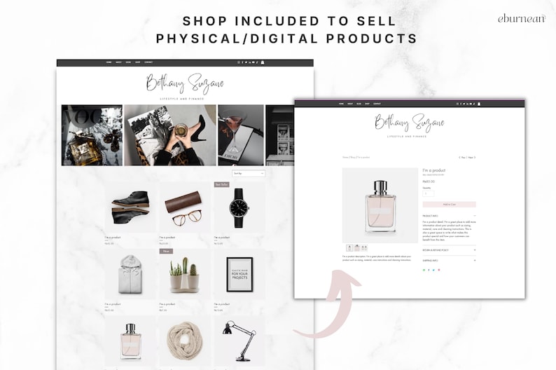 What’s included in Wix website template with editable text, images, colors and fonts, mobile-friendly design and easy Wix editing